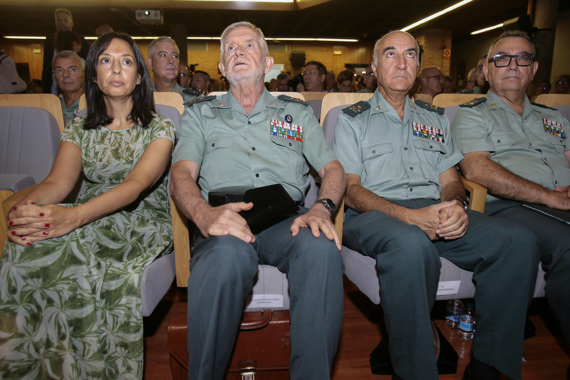 La directora general de la Guardia Civil, Mercedes González, este miércoles en Guadalajara.-EFE/ Pepe Zamora