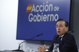 Imagen de archivo de José Manuel Albares, ministro de Asuntos Exteriores, Unión Europea y Cooperación. EFE/ JJ Guillén