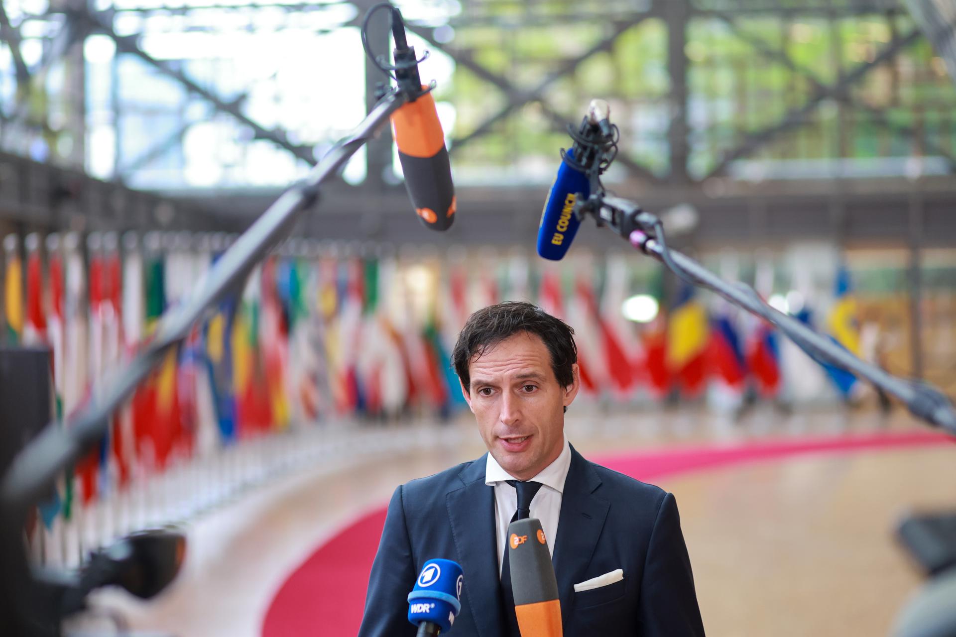 El comisario europeo de Acción Climática, Wopke Hoekstra. EFE/EPA/OLIVIER HOSLET