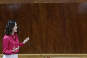Imagen de la semana pasada de la presidenta de la Comunidad de Madrid, Isabel Díaz Ayuso. EFE/ Sergio Pérez