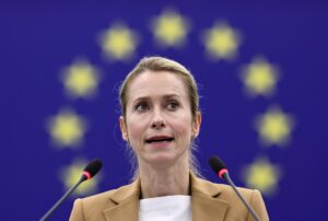 Fotografía de la alta representante de la Unión Europea (UE) para Asuntos Exteriores, Kaja Kallas. EFE/EPA/RONALD WITTEK