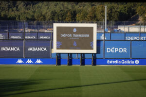 Vista del Depor Training Center, instalaciones presentadas este martes en Abegondo. EFE/Cabalar
