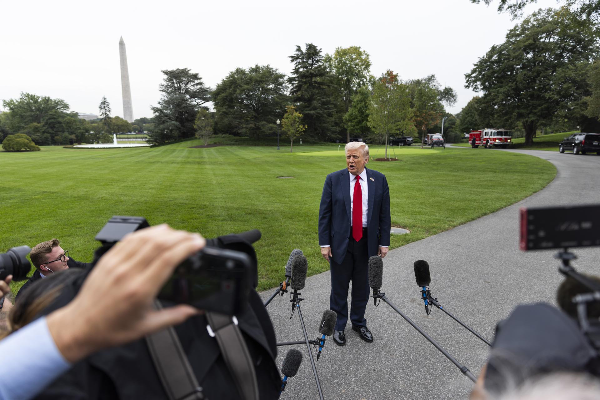 El presidente de EE.UU., Donald Trump. EFE/EPA/JIM LO SCALZO