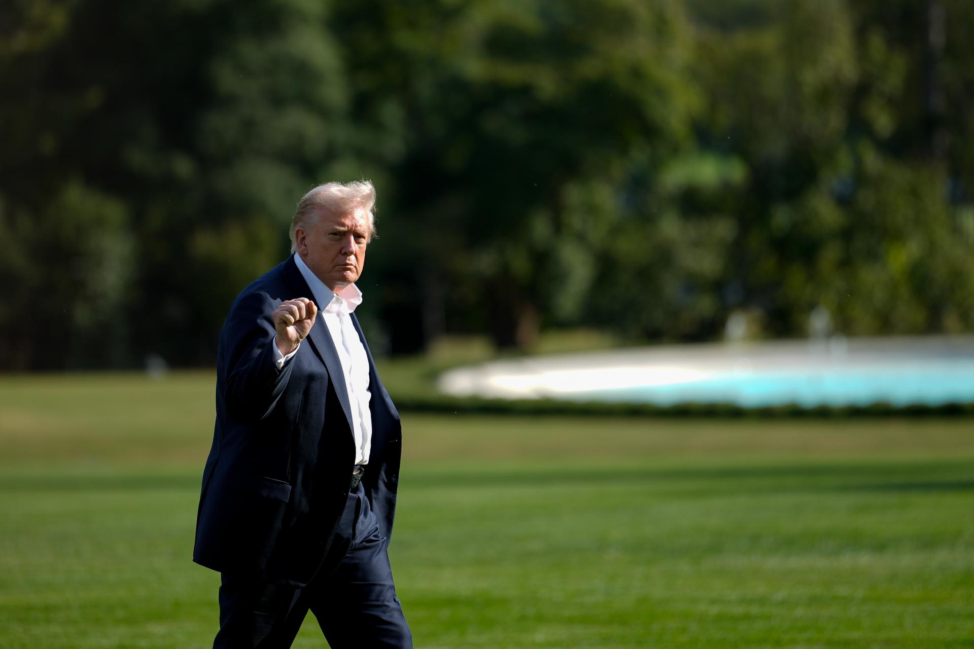 El presidente de Estados Unidos, Donald Trump. EFE/Kent Nishmura