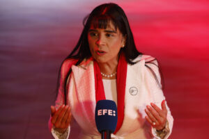 Fotografía de archivo de la ministra de Comercio Exterior y Turismo de Perú, Úrsula León, durante una entrevista con EFE en Madrid (España). EFE/Blanca Míllez