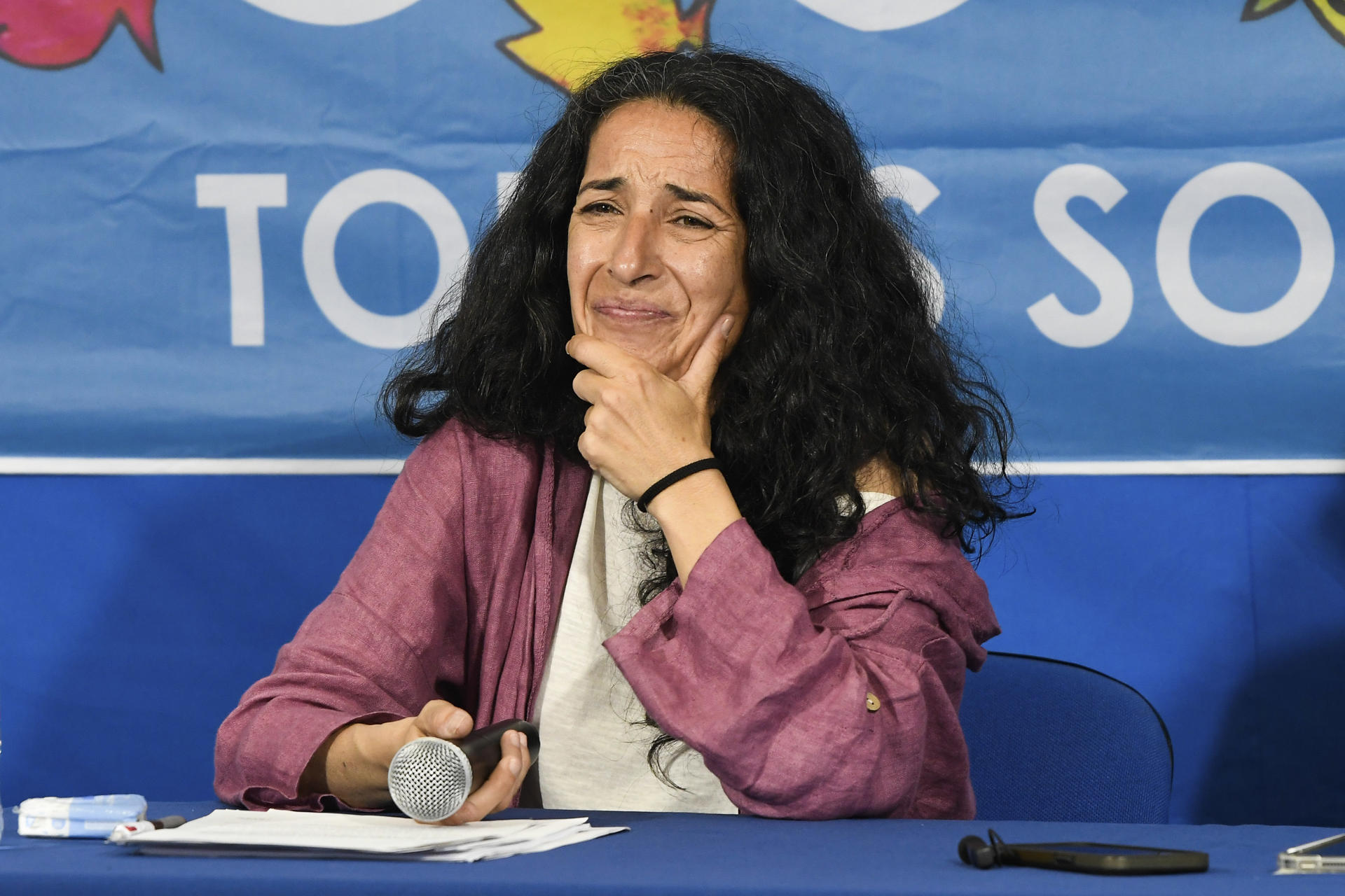 Patricia Ramírez, la madre del niño Gabriel Cruz, asesinado en Almería en 2018. EFE/Carlos Barba