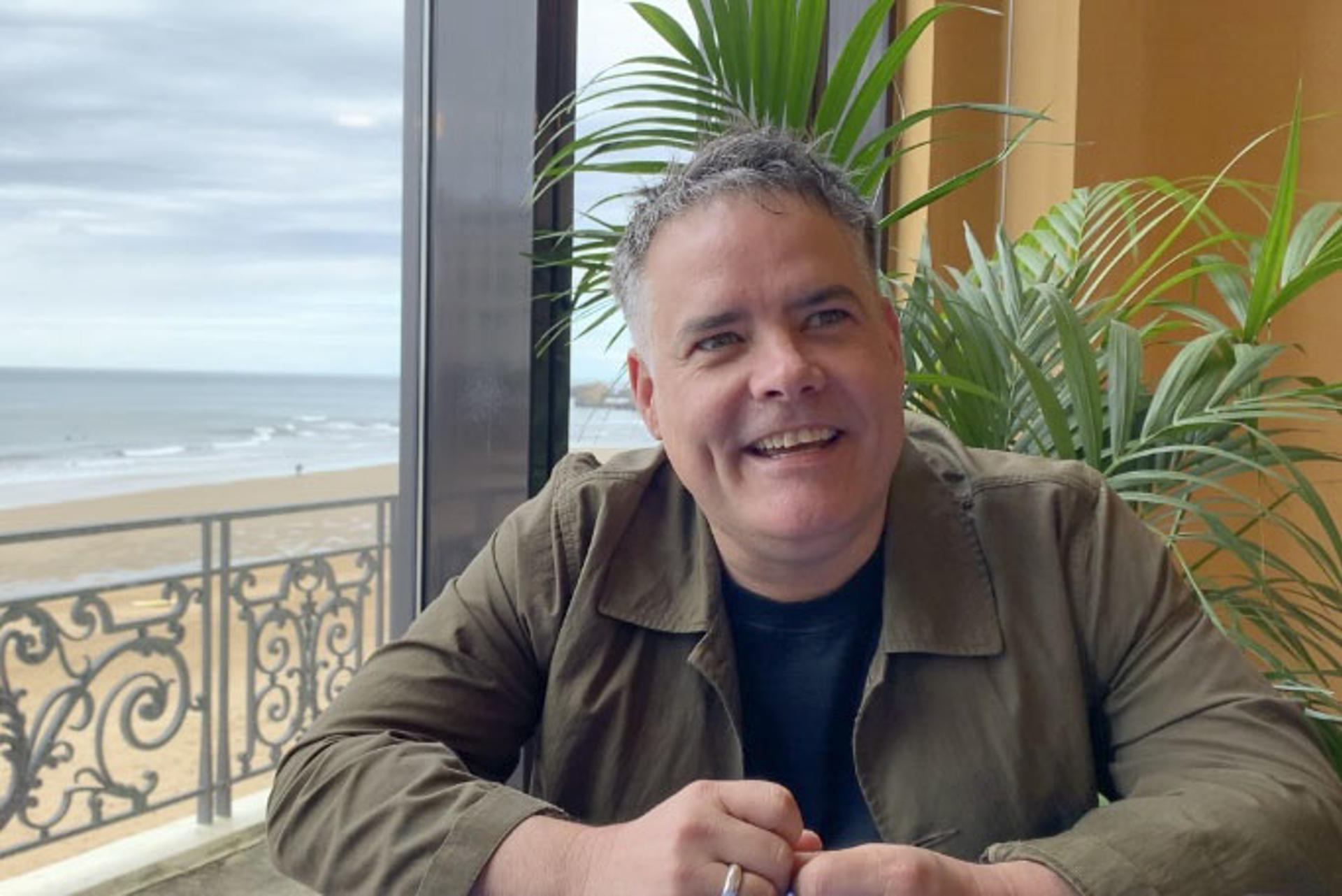 El cineasta chileno Sebastián Lelio este miércoles en el Festival Biarritz América Latina. EFE/ Isabel Rodríguez Ramiro