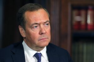 Imagen de archivo del expresidente ruso, Dmitry Medvedev. (Rusia, Moscú, San Petersburgo) EFE/EPA/EKATERINA SHTUKINA / SPUTNIK / GOVERNMENT POOL MANDATORY CREDIT