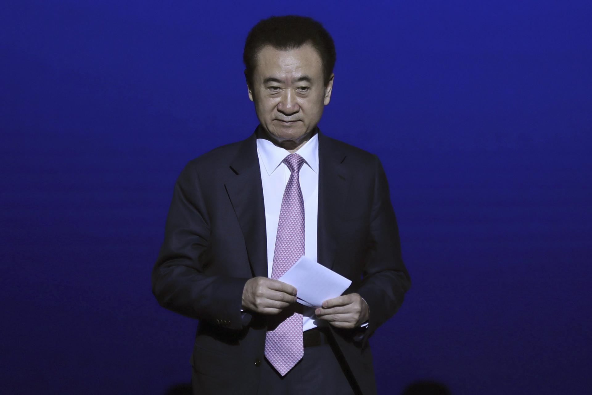 El fundador del conglomerado Dalian Wanda, Wang Jianlin, en una foto de archivo. EFE/EPA/WU HONG