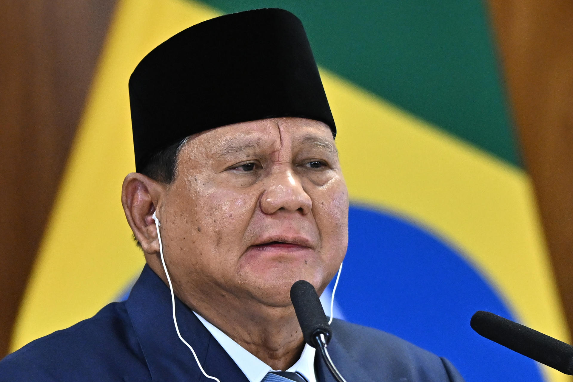 Fotografía de archivo del presidente de Indonesia, Prabowo Subianto.
EFE/ Andre Borges