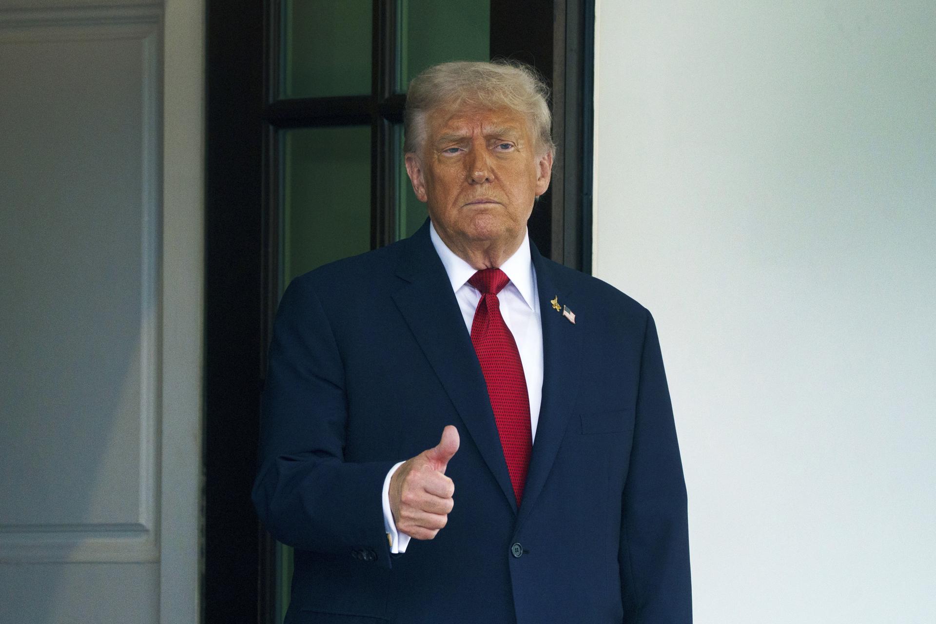 El presidente de Estados Unidos, Donald Trump. EFE/Will Oliver