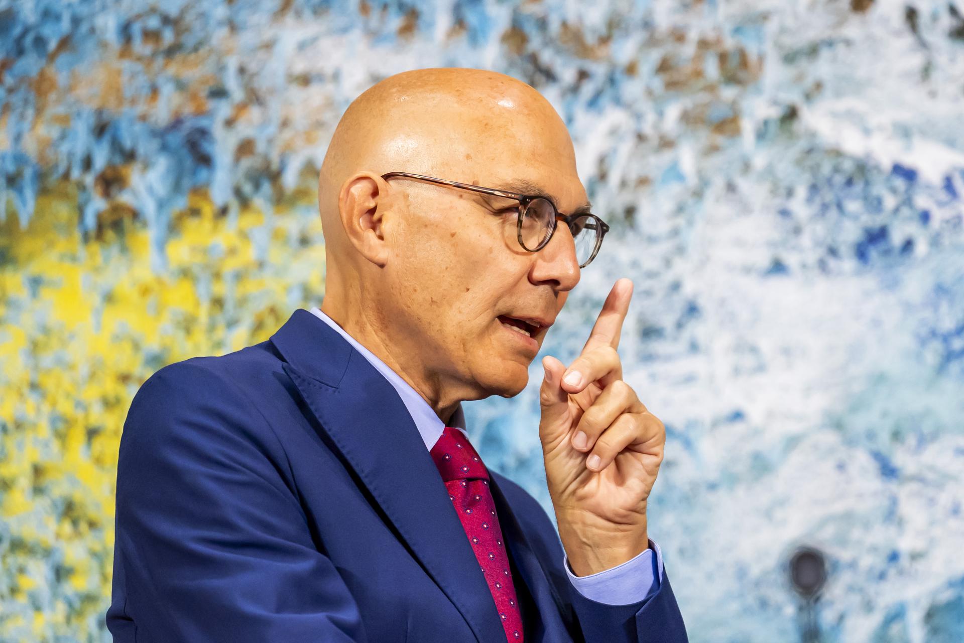 El alto comisionado de la ONU para los Derechos Humanos. Volker Türk, antes de la 60ª sesión del Consejo de Derechos Humanos, en la sede europea de las Naciones Unidas en Ginebra, Suiza, el 8 de septiembre de 2025. EFE/EPA/SALVATORE DI NOLFI