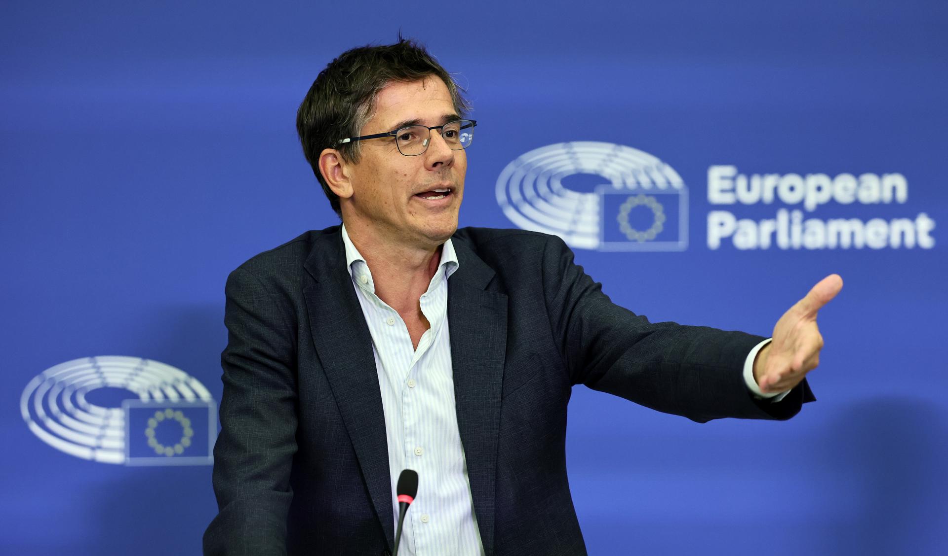 Imagen de archivo del europarlamentario neerlandés y copresidente de los Verdes, Bas Eickhout. EFE/EPA/RONALD WITTEK