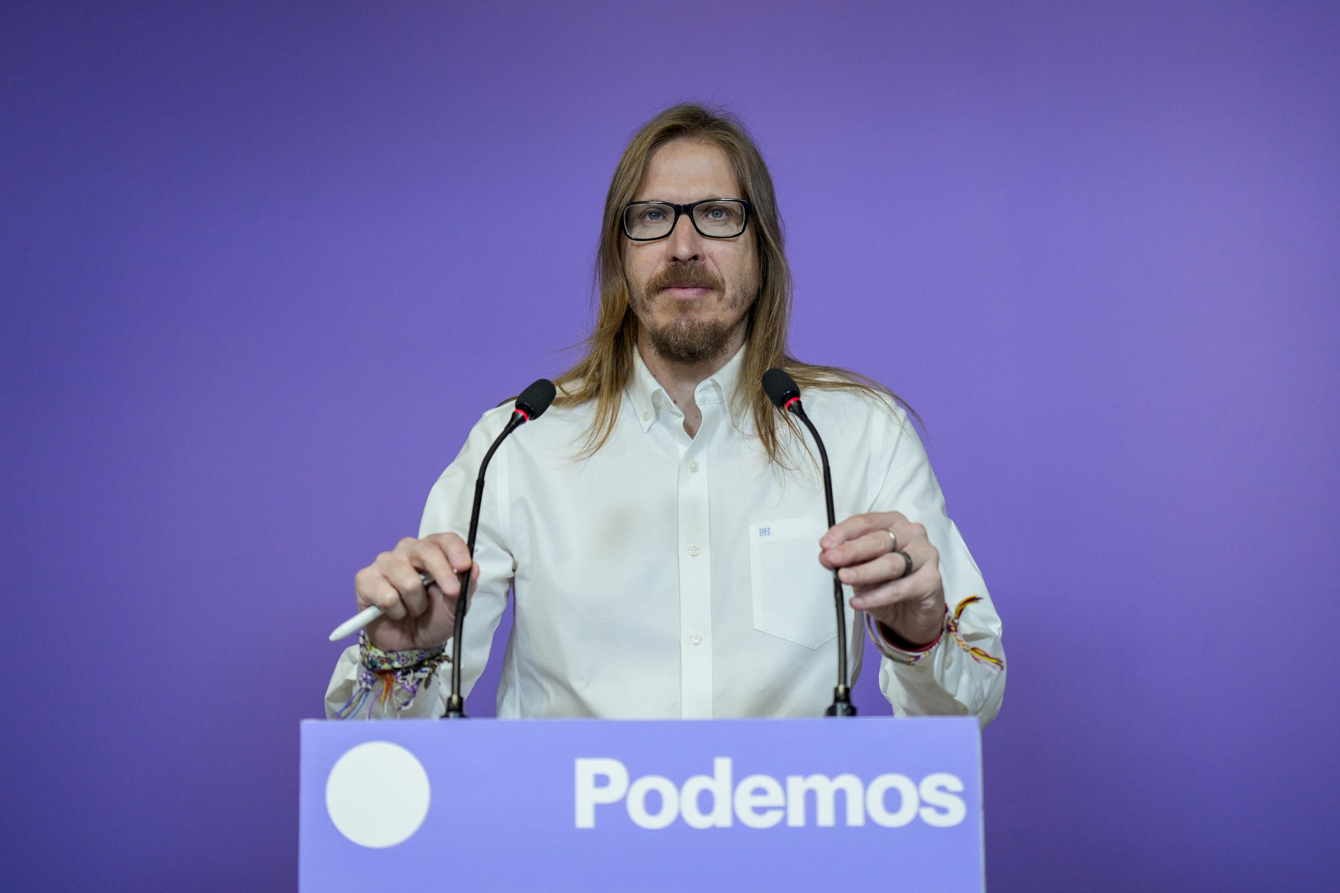 El portavoz de Podemos, Pablo Fernández en una imagen de archivo. EFE/Borja Sánchez-Trillo