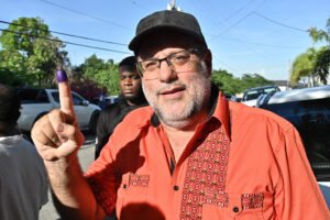 El líder de la oposición de Jamaica y presidente del Partido Nacional del Pueblo (PNP), Mark Golding, en una foto de archivo. EFE/ Rudolph Brown