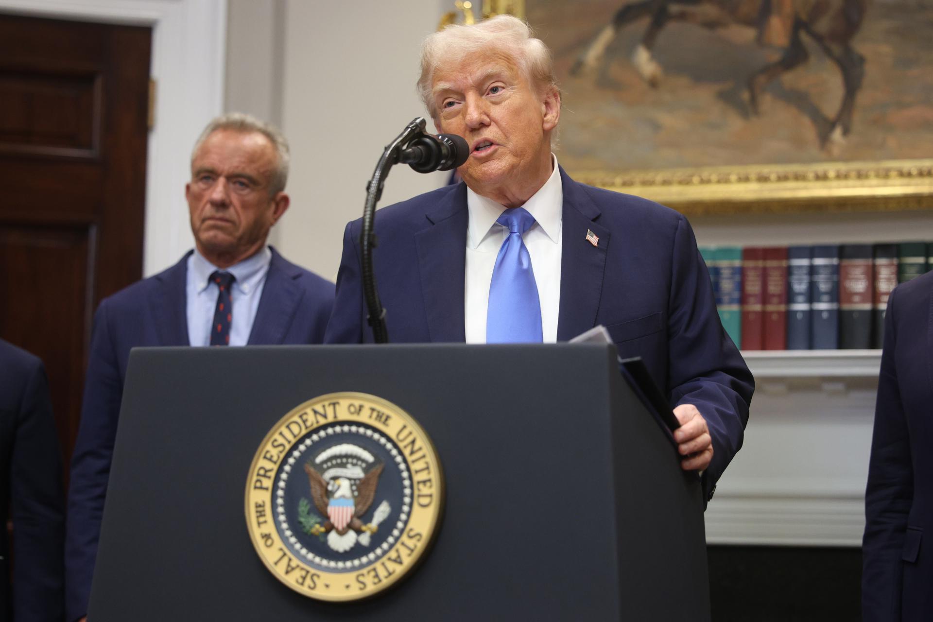El presidente de Estados Unidos, Donald Trump. EFE/Francis Chung