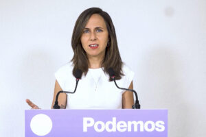 Imagen de archivo de la diputada y secretaria general de Podemos, Ione Belarra. EFE/Daniel Pérez