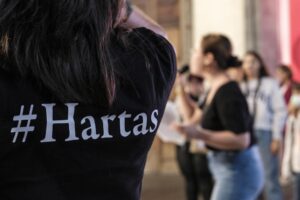 Foto de archivo de una concentración contra la violencia machista en Las Palmas de Gran Canaria. EFE/Ángel Medina G.