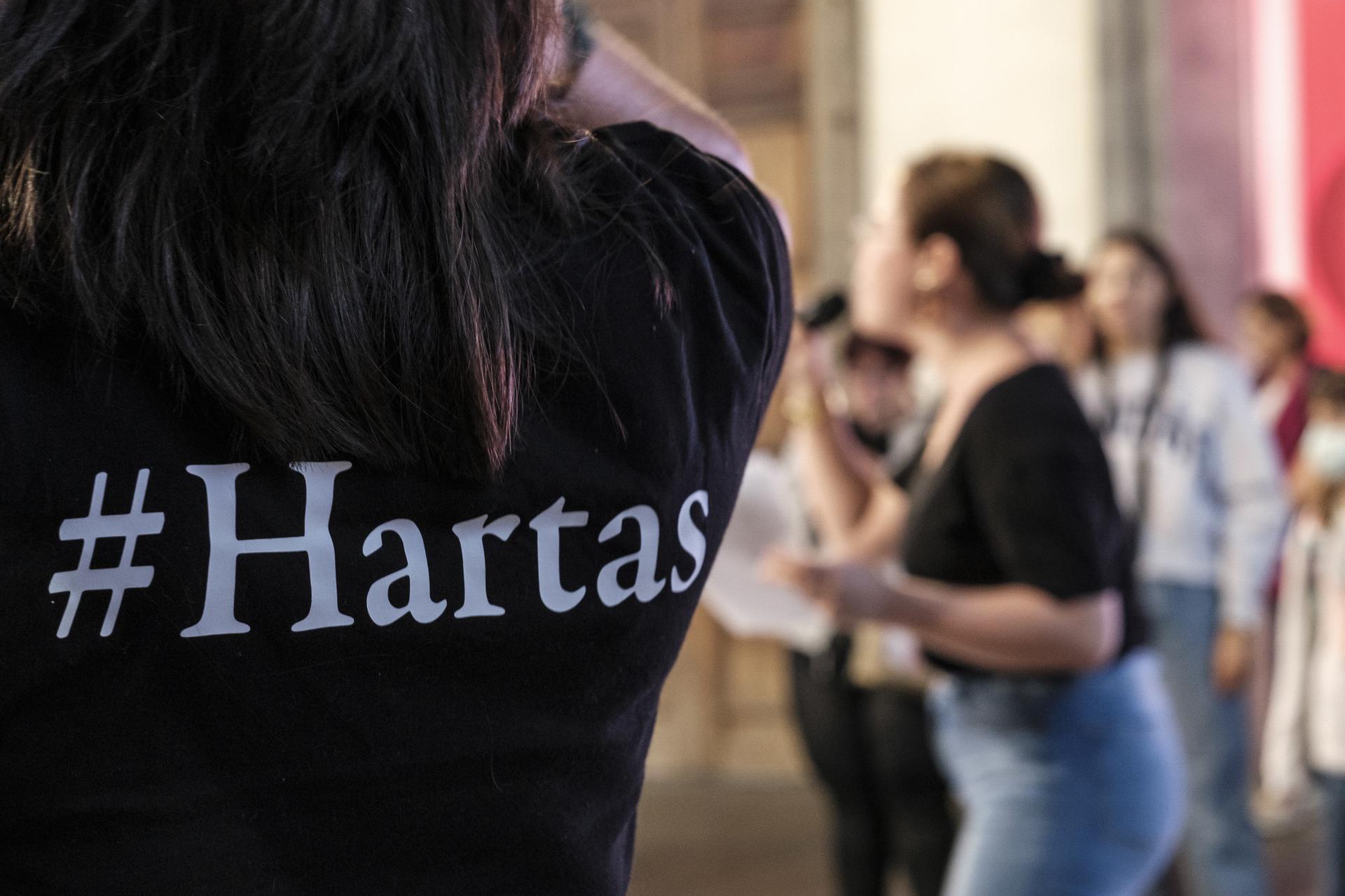 Foto de archivo de una concentración contra la violencia machista en Las Palmas de Gran Canaria. EFE/Ángel Medina G.