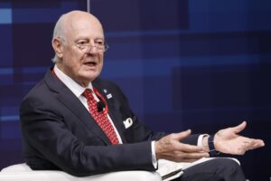 Foto de archivo del enviado personal del secretario general de la ONU para el Sáhara Occidental, Staffan de Mistura. EFE/FABIO FRUSTACI