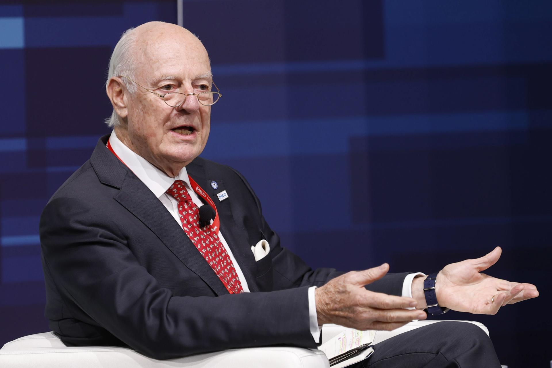 Foto de archivo del enviado personal del secretario general de la ONU para el Sáhara Occidental, Staffan de Mistura. EFE/FABIO FRUSTACI