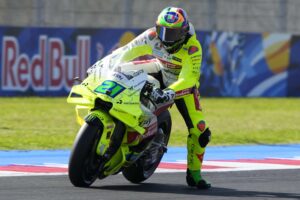Franco Morbidelli, durante los primeros entrenamientos libres del Gran Premio de San Marino y la Riviera de Rimini, en el Circuito Mundial Marco Simoncelli en Misano Adriático, Italia, EFE/EPA/DANILO DI GIOVANNI