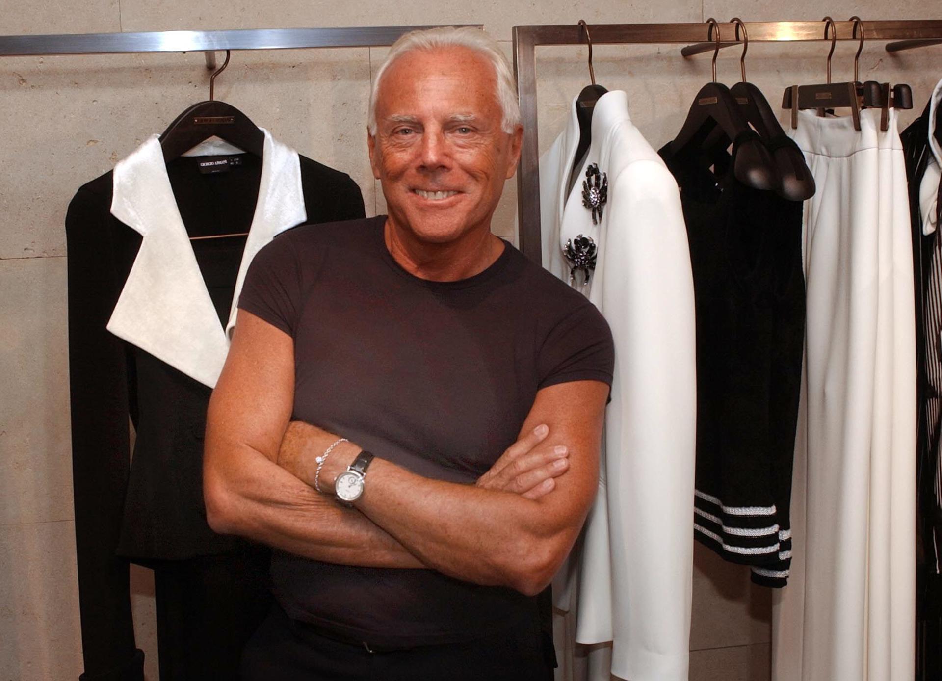 Imagen de archivo de Giorgio Armani. EFE/TONI ALBIR / jb