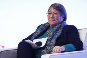 Fotografía de archivo de la expresidenta de Chile Michelle Bachelet. EFE/ Elvis González