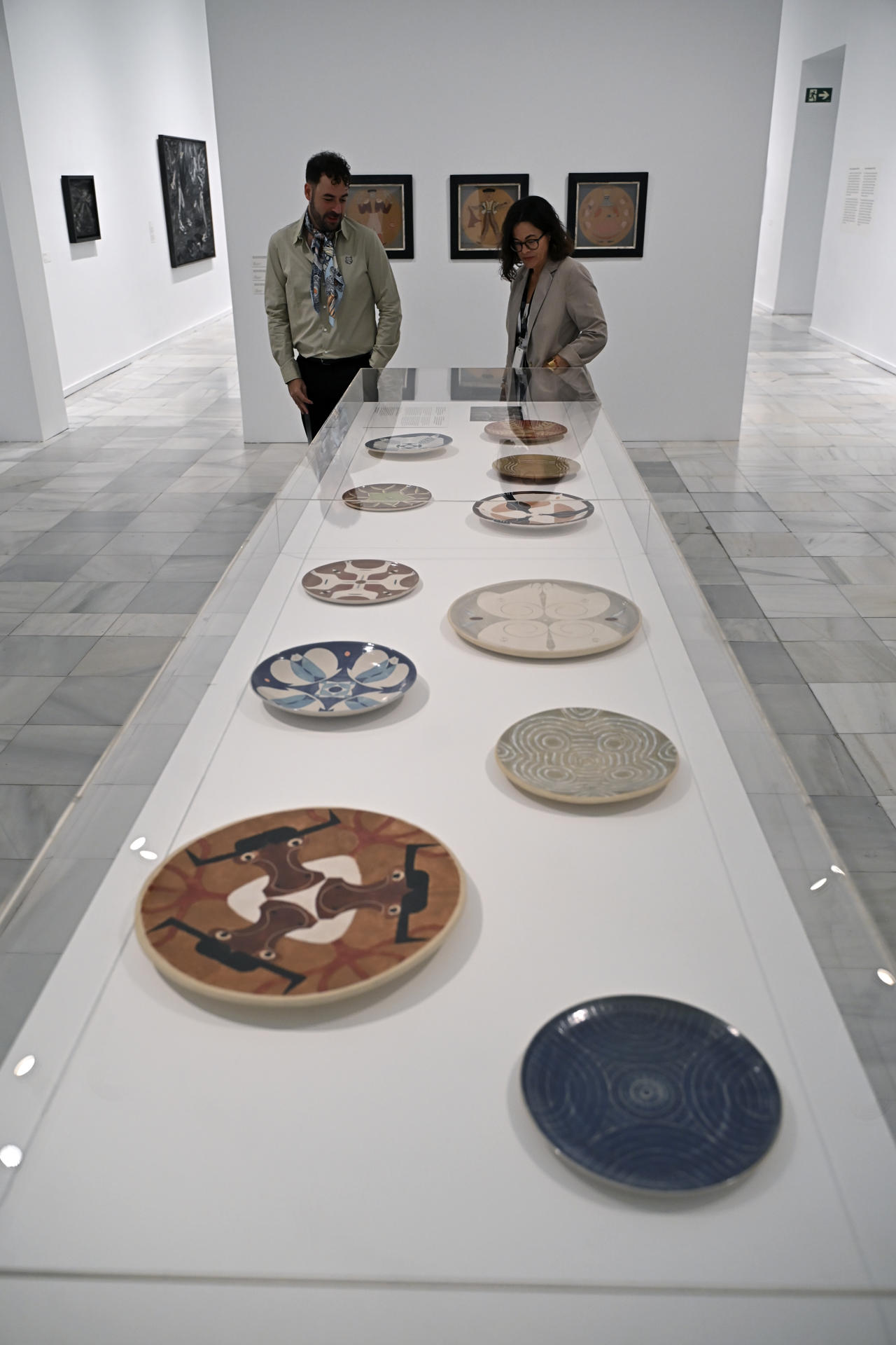 El Museo Reina Sofía presenta este martes la exposición 'Maruja Mallo: Máscara y compás'. EFE/ Fernando Villar
