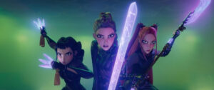 Imagen cedida por Netflix que muestra un fragmento de la película 'KPop Demon Hunters'. EFE/ Danielle Spires/ Netflix