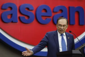 Fotografía de archivo del primer ministro de Malasia, Anwar Ibrahim.
EFE/EPA/MAST IRHAM