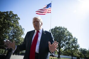 El presidente de Estados Unidos, Donald Trump. EFE/GRAEME SLOAN
