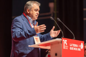 Imagen de archivo del ex secretario de Organización del PSOE, Santos Cerdán. EFE/ Jero Morales