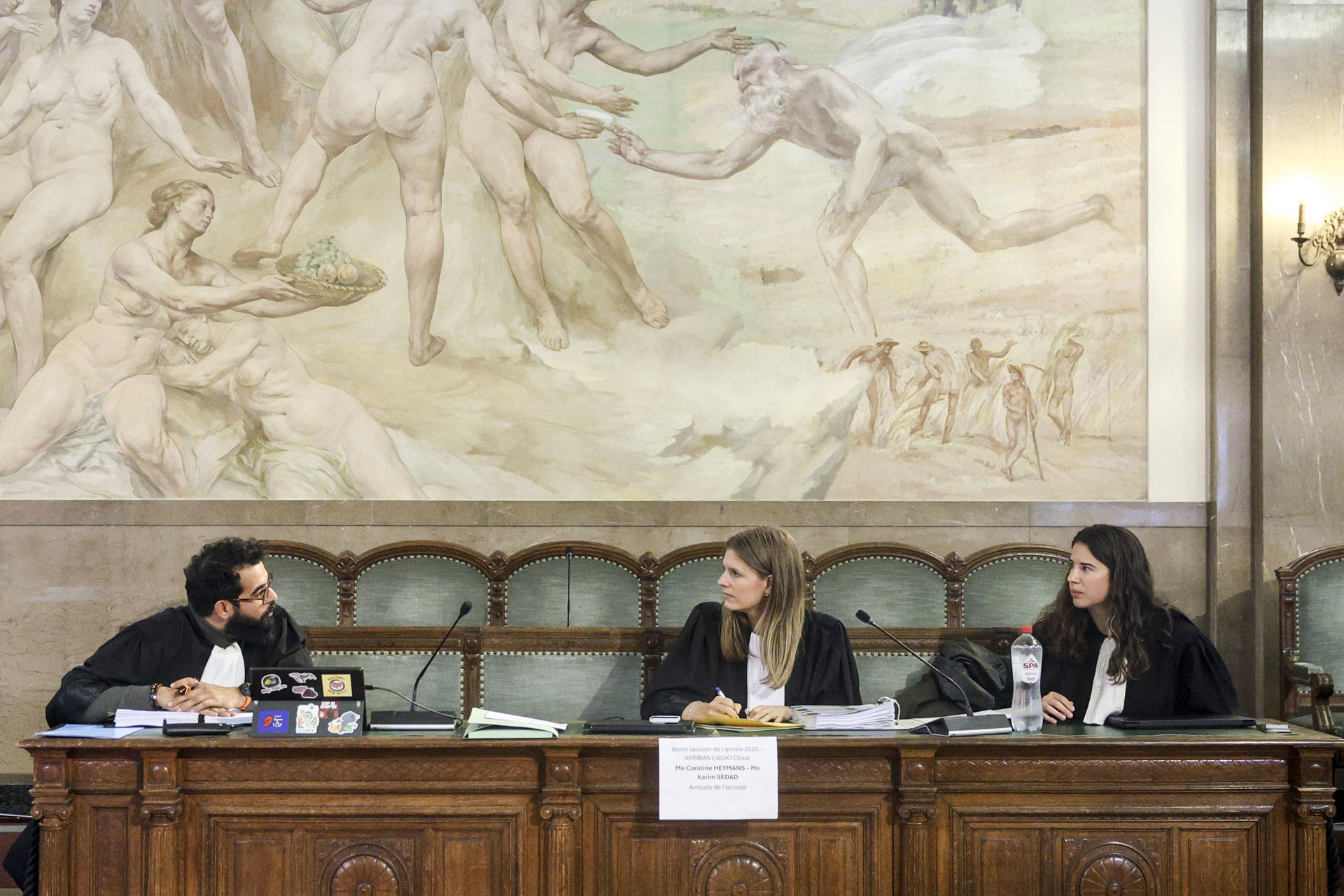 - Vista del juicio este jueves en Bruselas por el apuñalamiento mortal de Teresa Rodríguez Llamazares, la enfermera vallisoletana de 23 años asesinada en Bruselas supuestamente por su expareja en 2022. EFE/Pablo Garrigós