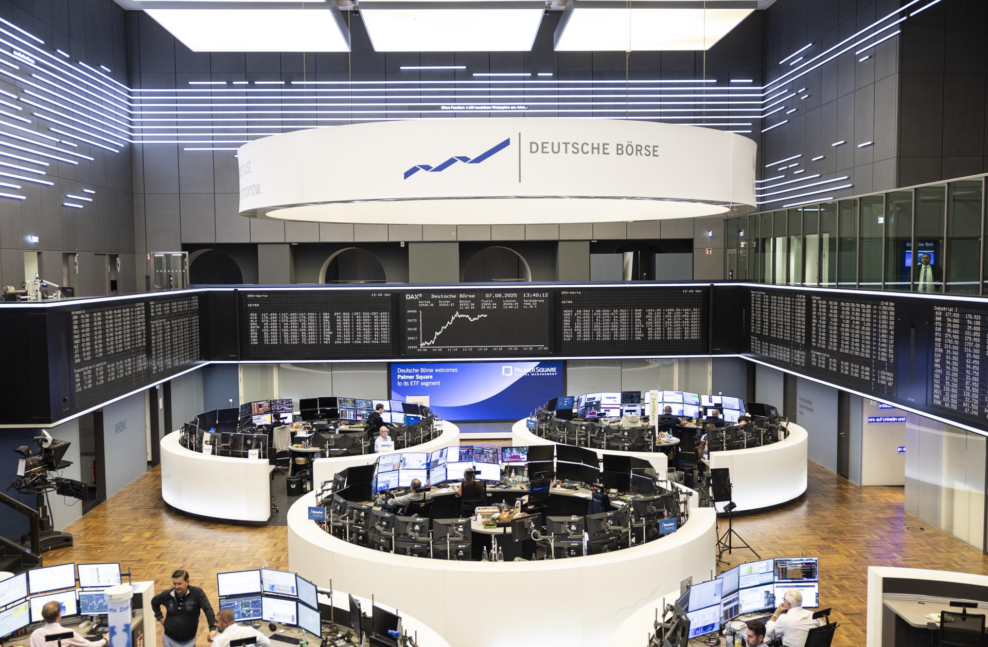 Vista general del Frankfurt Stock Exchange. EFE/EPA/HANNES P. ALBERT