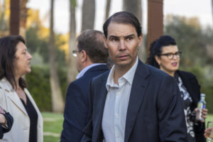 Foto de archivo de Rafael Nadal durante la ceremonia de entrega de los III Premios Fundación Rafa Nadal, el 27 de marzo de 2025. EFE/CATI CLADERA