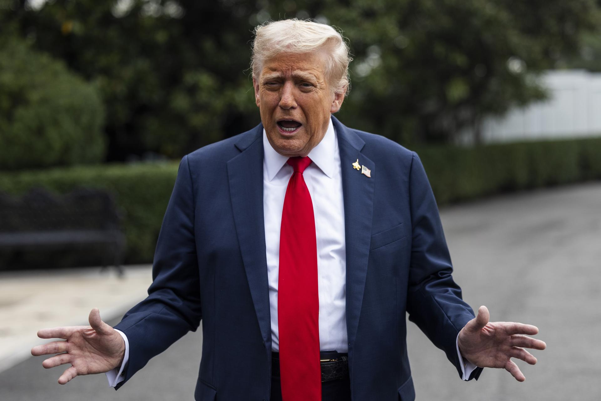 El presidente de EE.UU., Donald Trump. EFE/EPA/JIM LO SCALZO