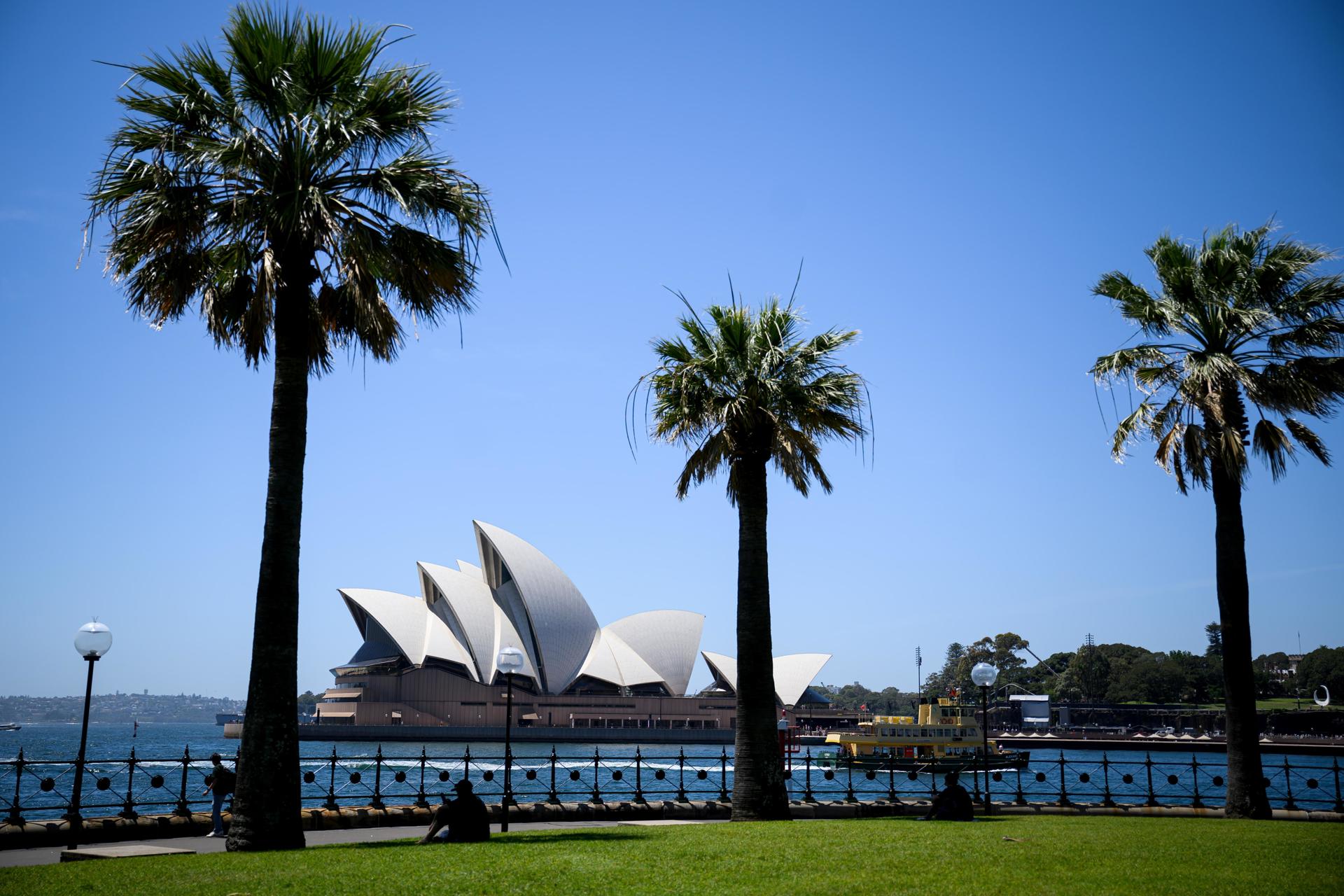 Fotografía de archivo donde se ve de fondo la emblemática Ópera de Sídney.
EFE/EPA/BIANCA DE MARCHI AUSTRALIA AND NEW ZEALAND OUT
