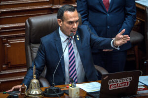 El presidente interino de Perú, José Jerí Oré.
EFE/ John Reyes Mejia