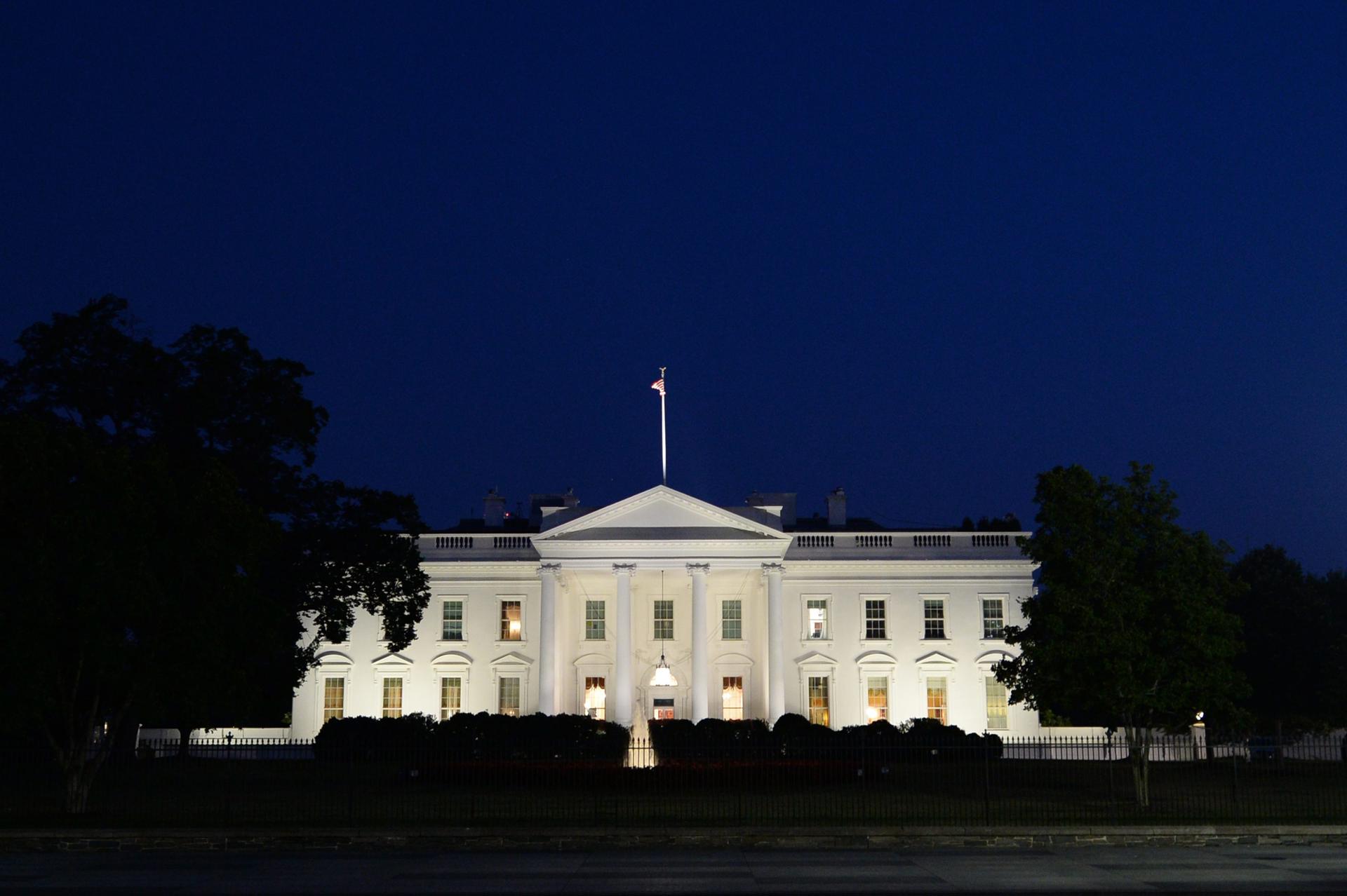 Fotografía de archivo de una vista general de la Casa Blanca. EFE/Michael Reynolds