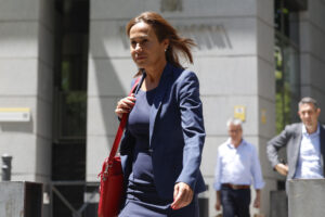 La expresidenta de ADIF Isabel Pardo de Vera sale de la Audiencia Nacional el pasado mes de mayo. EFE/ Mariscal