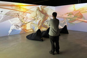 Una nave de 3.000 metros cuadrados situada a las afueras de Reus (Tarragona) alberga el nuevo museo de arte tecnológico New Art Centre, que abrirá sus puertas este jueves, día 9, con la aspiración de convertirse en un referente en este campo en el sur de Europa. EFE/Javier Díaz