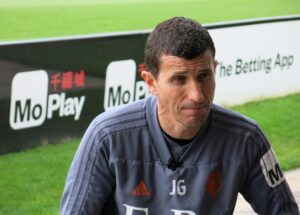 Foto de archivo del 13 de mayo de 2019 del entrenador navarro Javi Gracia, de su anterior etapa en el Watford. EFE/M.E. Francisco