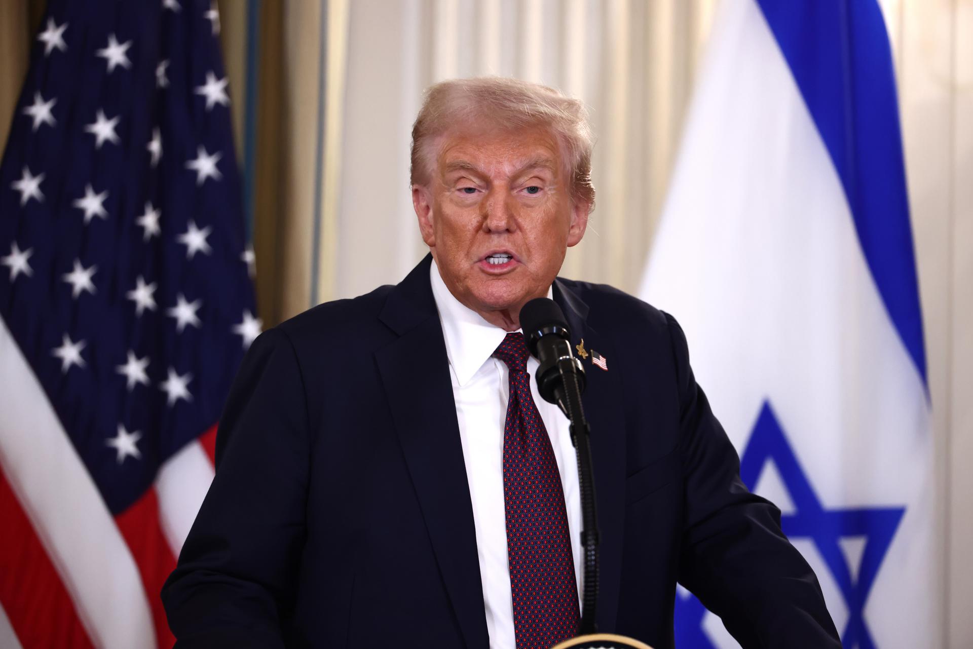 El presidente de EE.UU., Donald Trump. EFE/EPA/JIM LO SCALZO / POOL