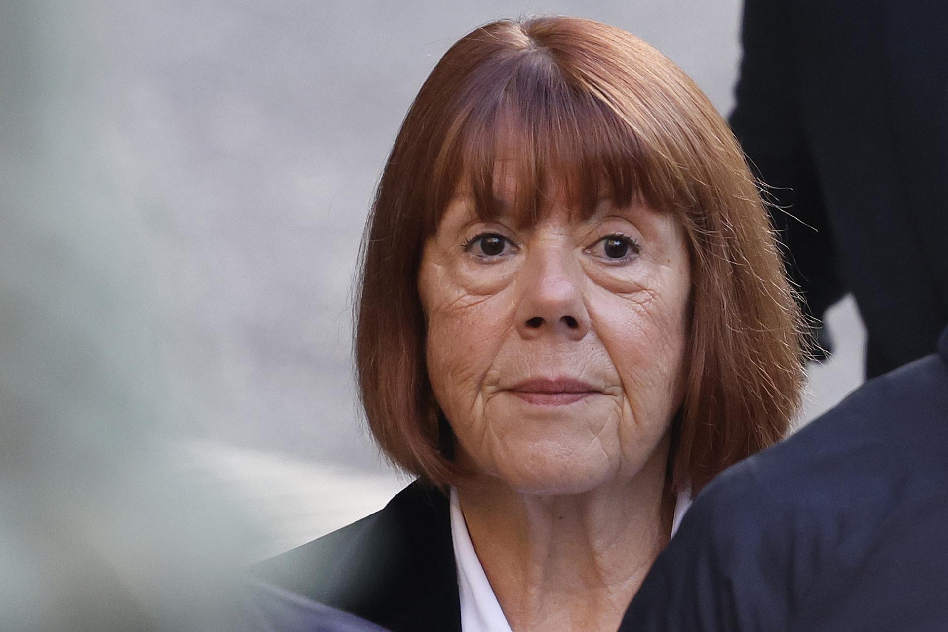 Gisèle Pelicot llega al tribunal. EFE/EPA/Guillaume Horcajuelo
