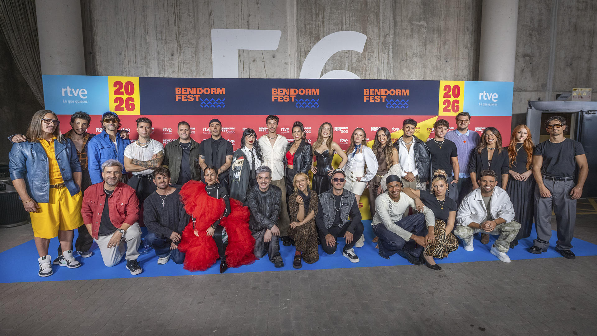 RTVE ha desvelado el cartel oficial del Benidorm Fest 2026, con los 18 artistas seleccionados para participar en la quinta edición de este festival que une a España a través de la música y de la cultura. EFE/RTVE/SÓLO USO EDITORIAL/SÓLO DISPONIBLE PARA ILUSTRAR LA NOTICIA QUE ACOMPAÑA (CRÉDITO OBLIGATORIO)