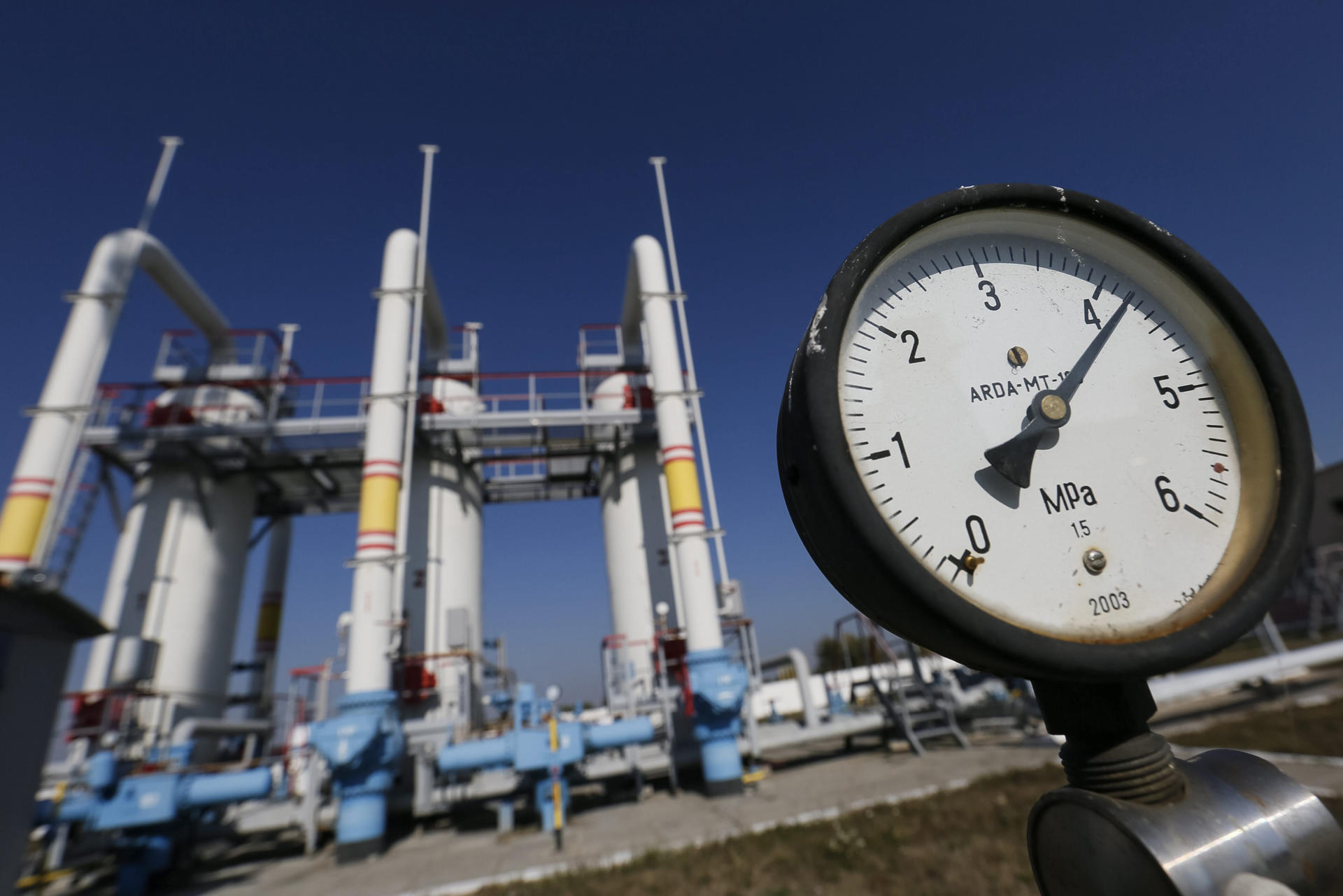 Instalaciones de Naftogaz en Ucrania en una imagen de archivo. EPA/ROMAN PILIPEY