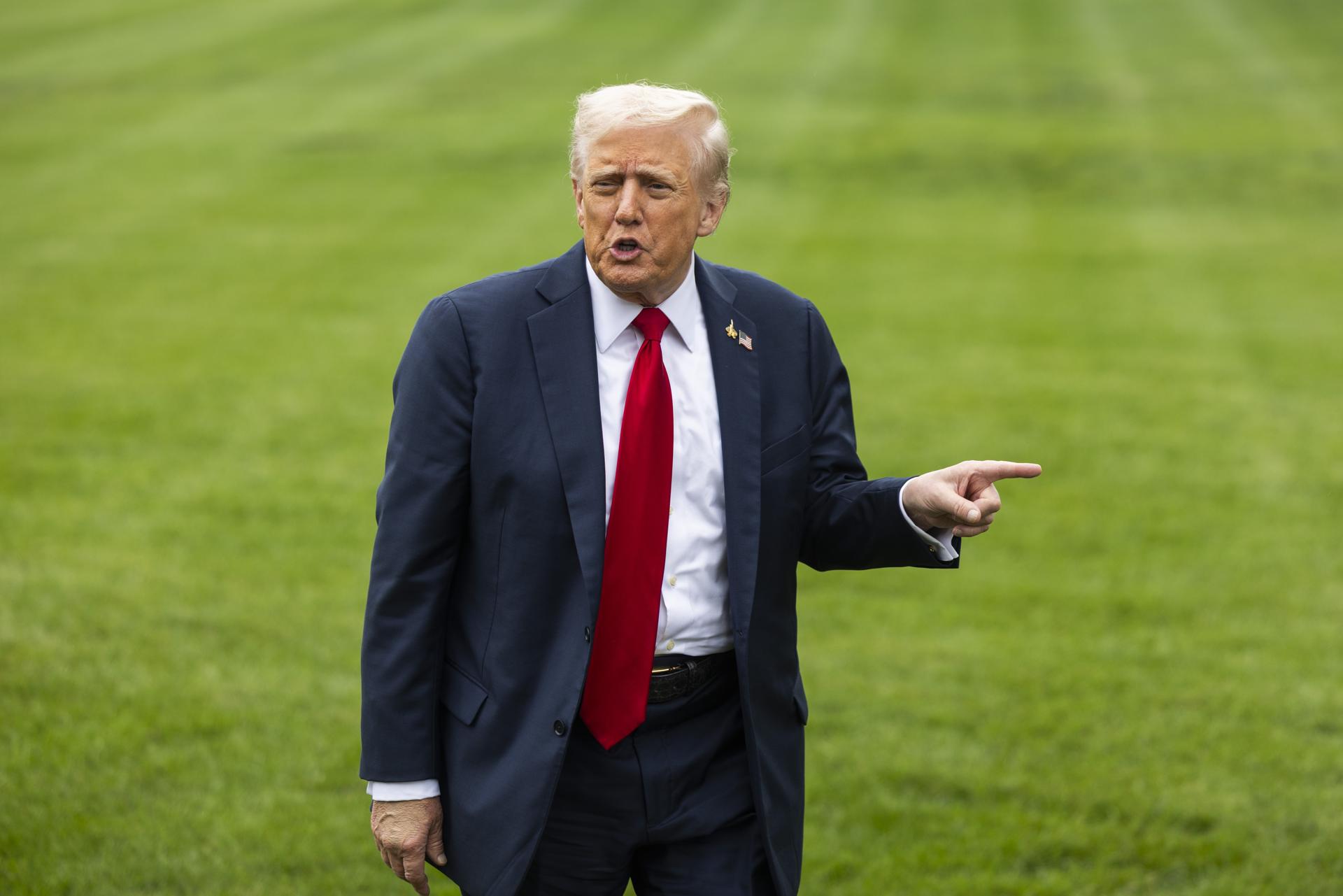 El presidente de EE.UU., Donald Trump. EFE/EPA/JIM LO SCALZO