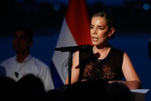 La primera dama de Paraguay, Leticia Ocampos, en una fotografía de archivo. EFE/ Juan Pablo Pino