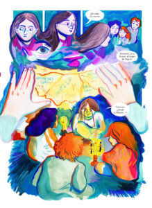 Un viaje al condado inglés de Yorkshire y a la casa de las hermanas Brontë impulsó a la ilustradora Paulina Spucches a publicar 'Brontëana', una novela gráfica que rescata la vida de Anne, la más pequeña, a menudo olvidada, pero que hoy la crítica considera una de las primeras escritoras feministas de la historia. EFE/ Editorial Garbuix Books SOLO USO EDITORIAL/SOLO DISPONIBLE PARA ILUSTRAR LA NOTICIA QUE ACOMPAÑA (CRÉDITO OBLIGATORIO)